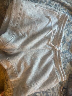 DSG Light Gray Fleece Shorts with Drawstring